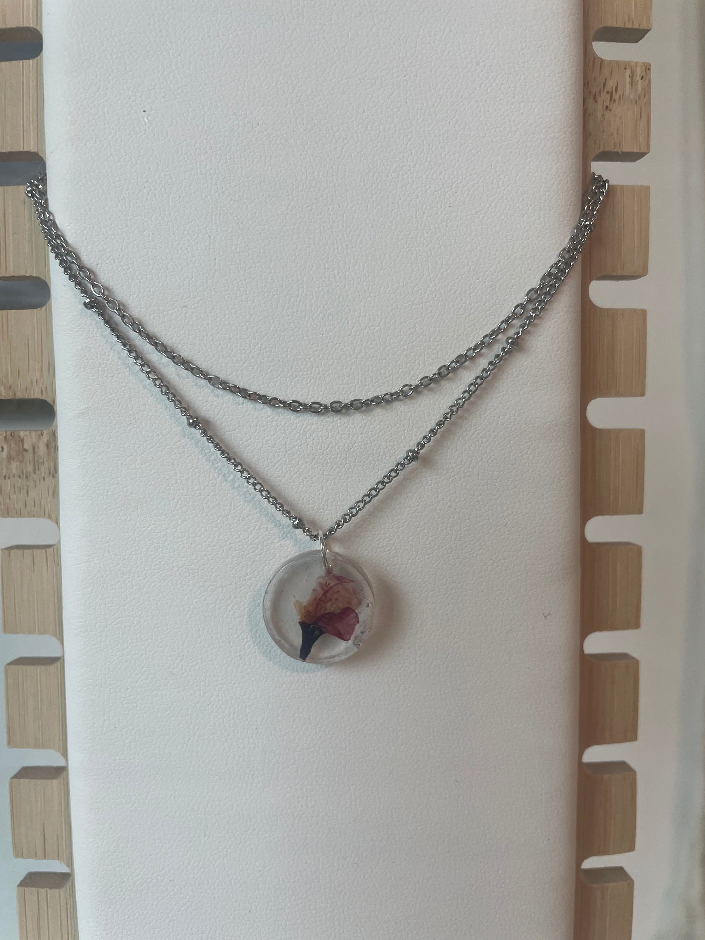 Scarlet Begonia Necklace